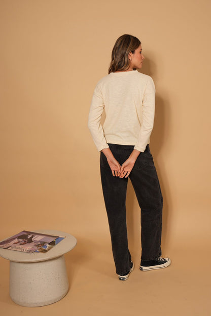 Buzo Pale Crema