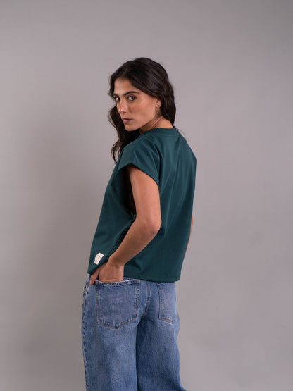 Camiseta Frida Acid verde