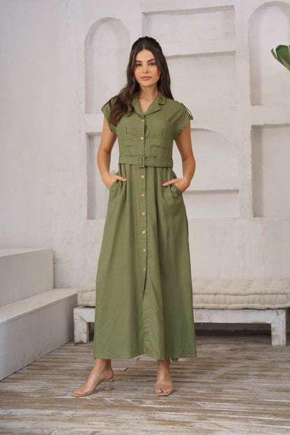 Vestido Sara verde