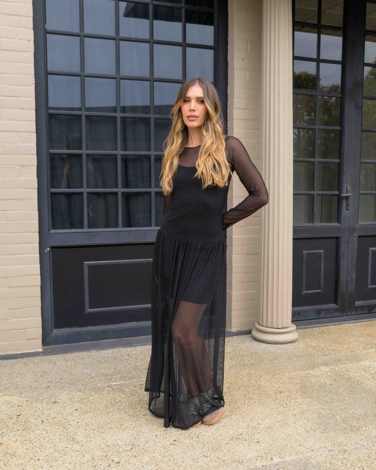 Vestido Iris Plane Black