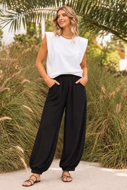 Pantalón Fernanda Plane negro