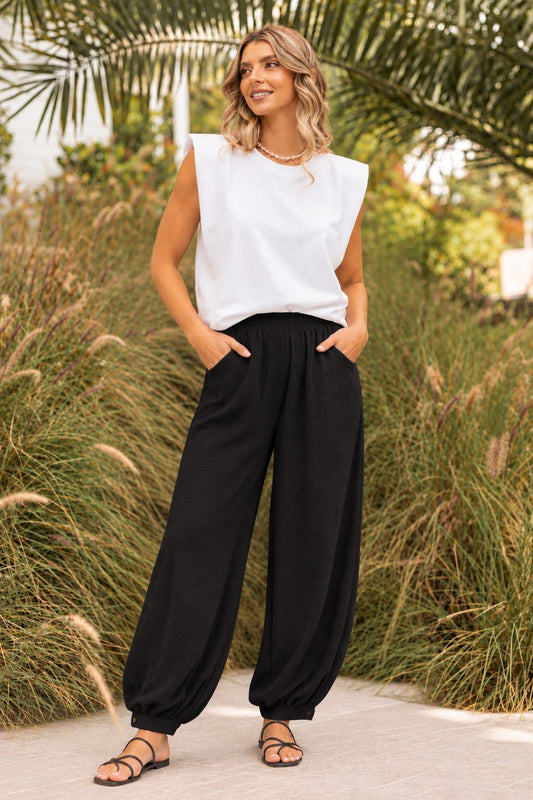 Pantalón Fernanda Plane negro