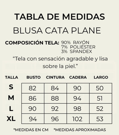 Blusa Cata Plane Forest