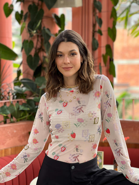 Blusa Picnic crudo