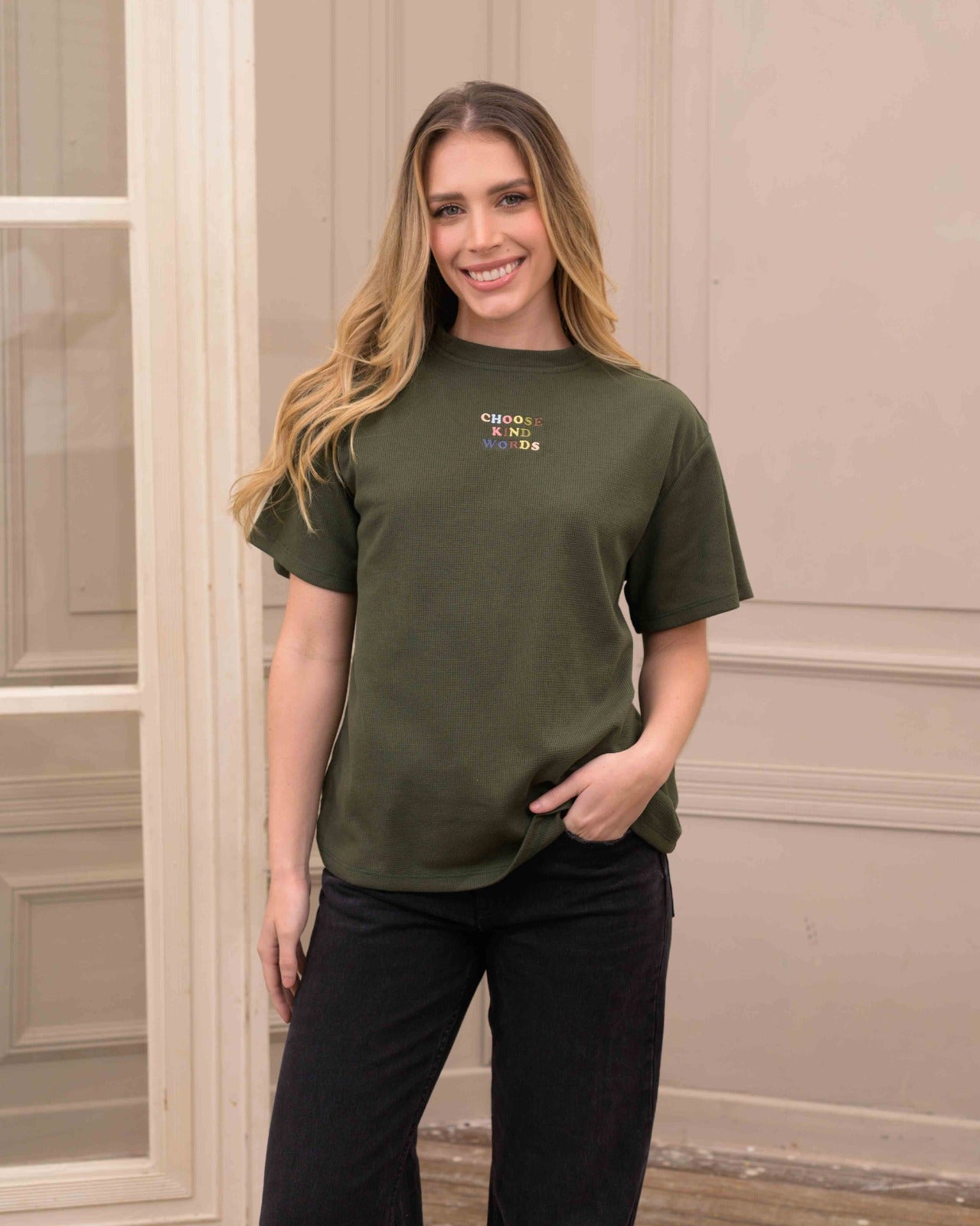 Camiseta Cali Wafer Verde