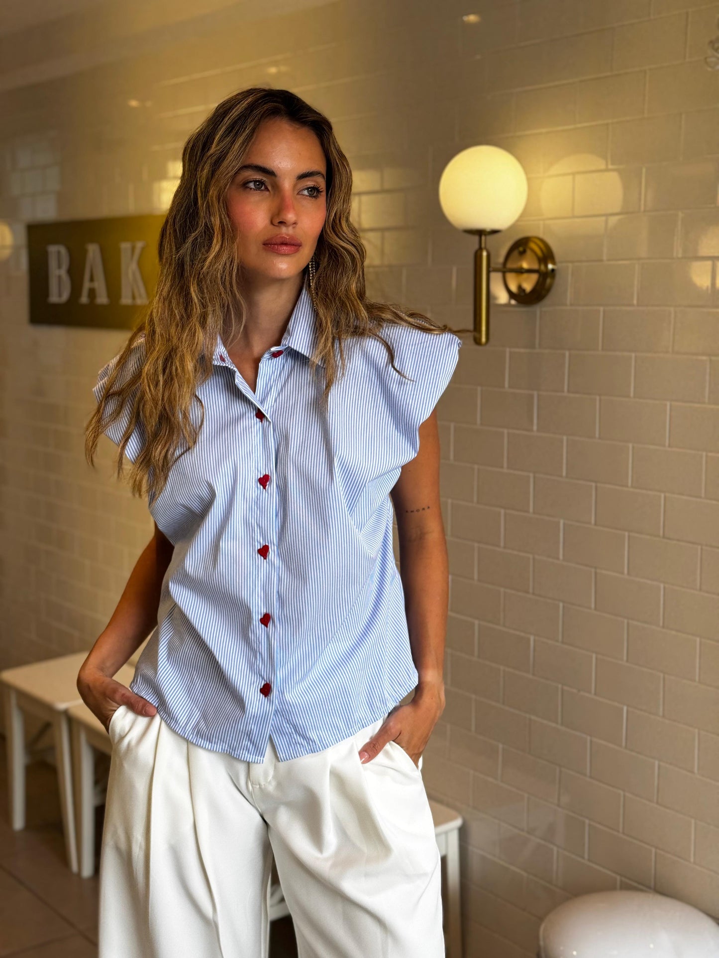 Blusa Rita azul