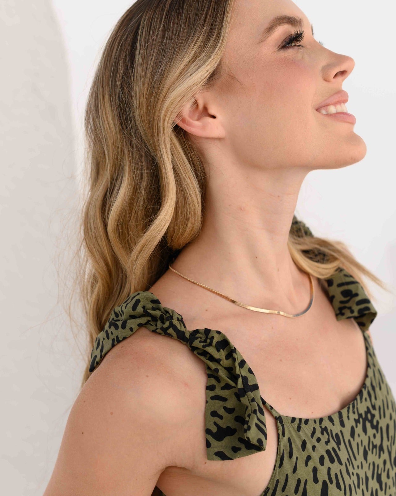 Vestido March print verde