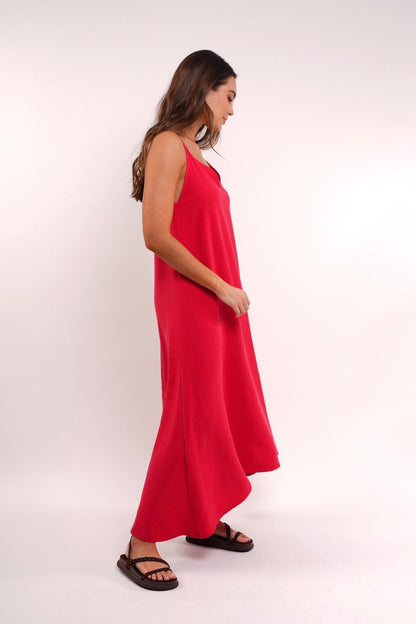 Vestido Olivia Cereza