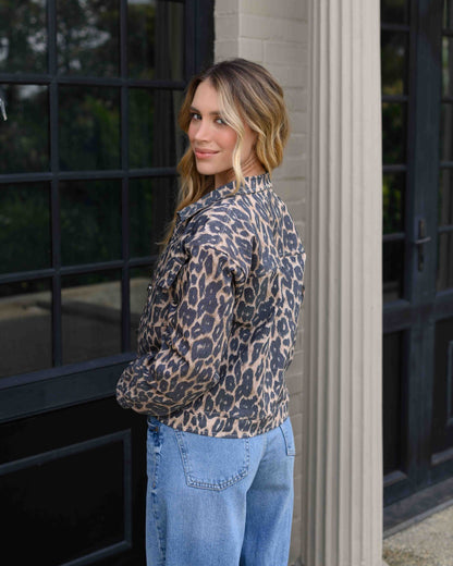 Chaqueta Maia Print Café