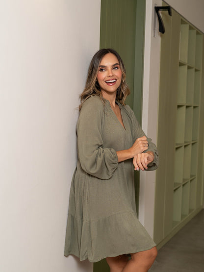 Vestido Anis verde