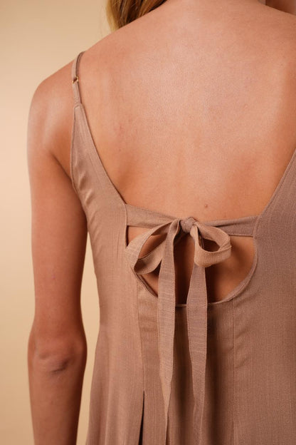 Vestido Salomé Taupe