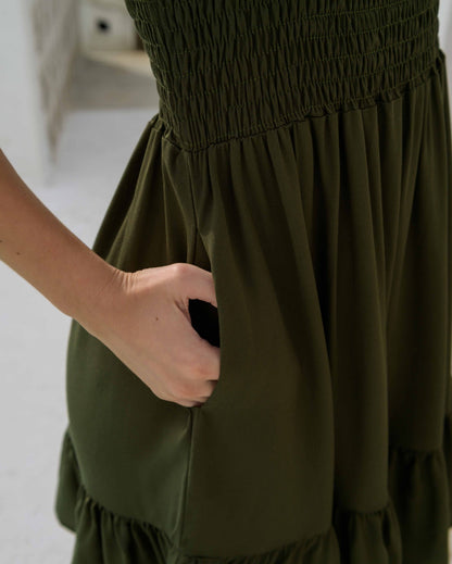 Vestido Maite Plane Green