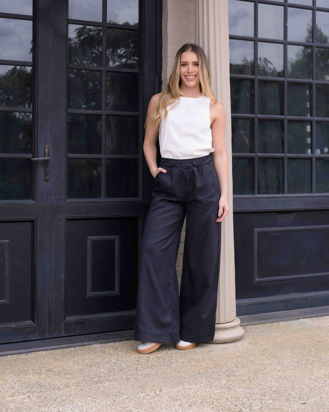 Pantalón Cande Plane azul