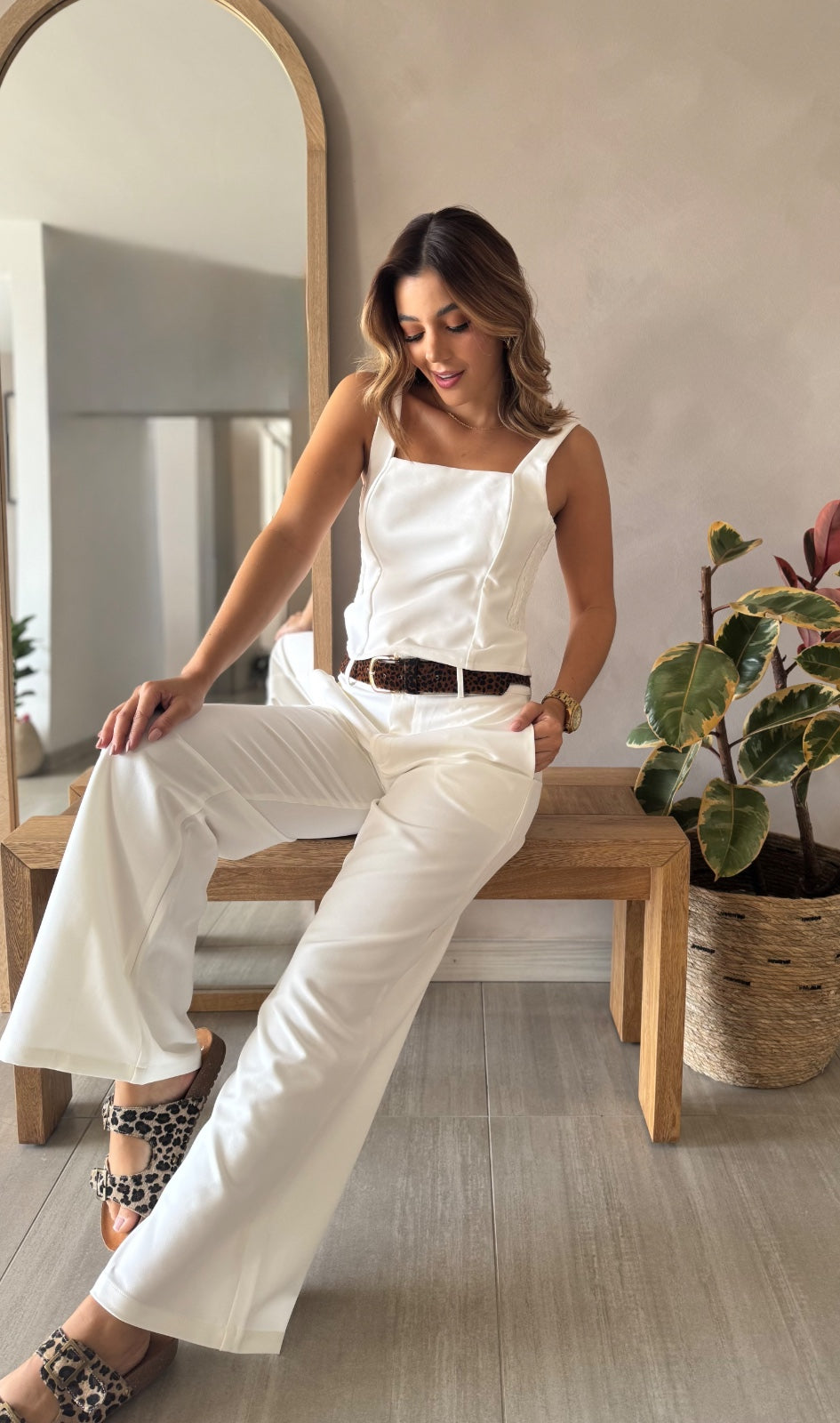Pantalón Atenea Blanco