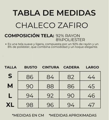 Chaleco Zafiro verde