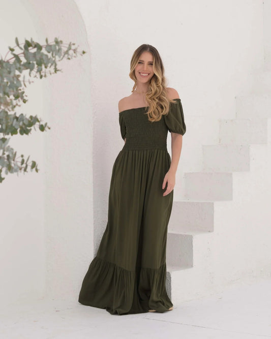 Vestido Katy Plane verde