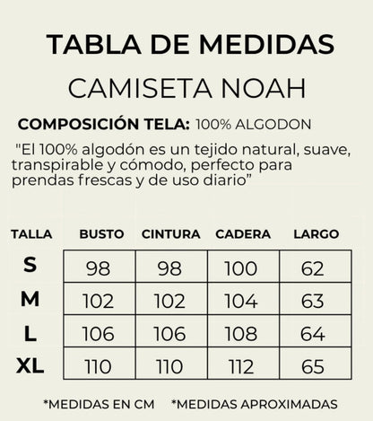 Camiseta Noah Vainilla