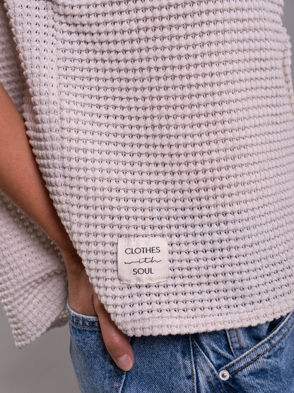 Blusa Sara Muse Marfil