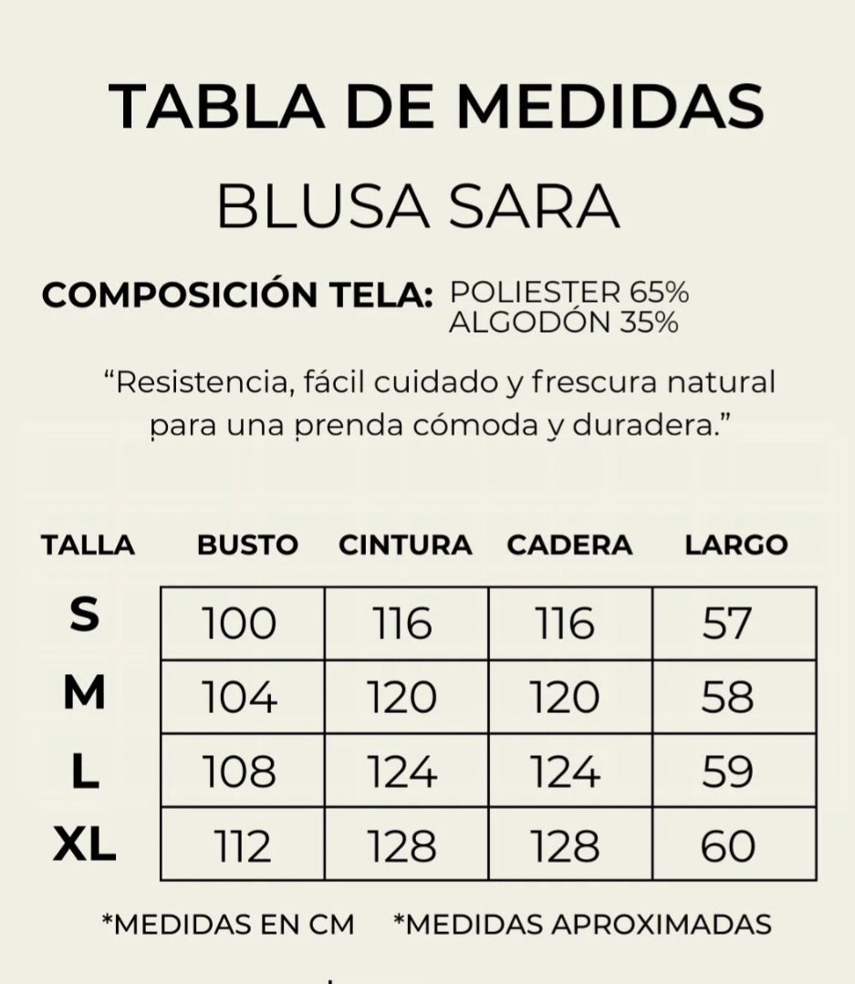 Blusa Sara Muse Black