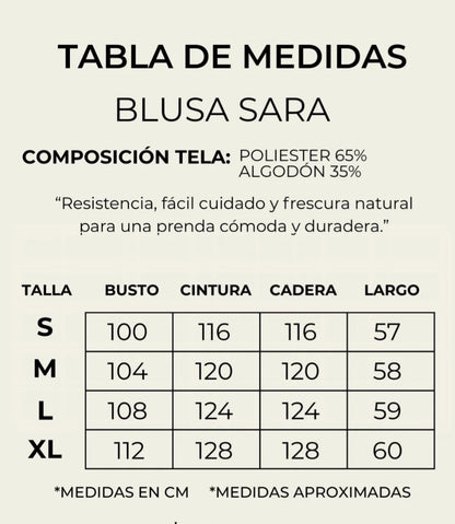 Blusa Sara Muse Black