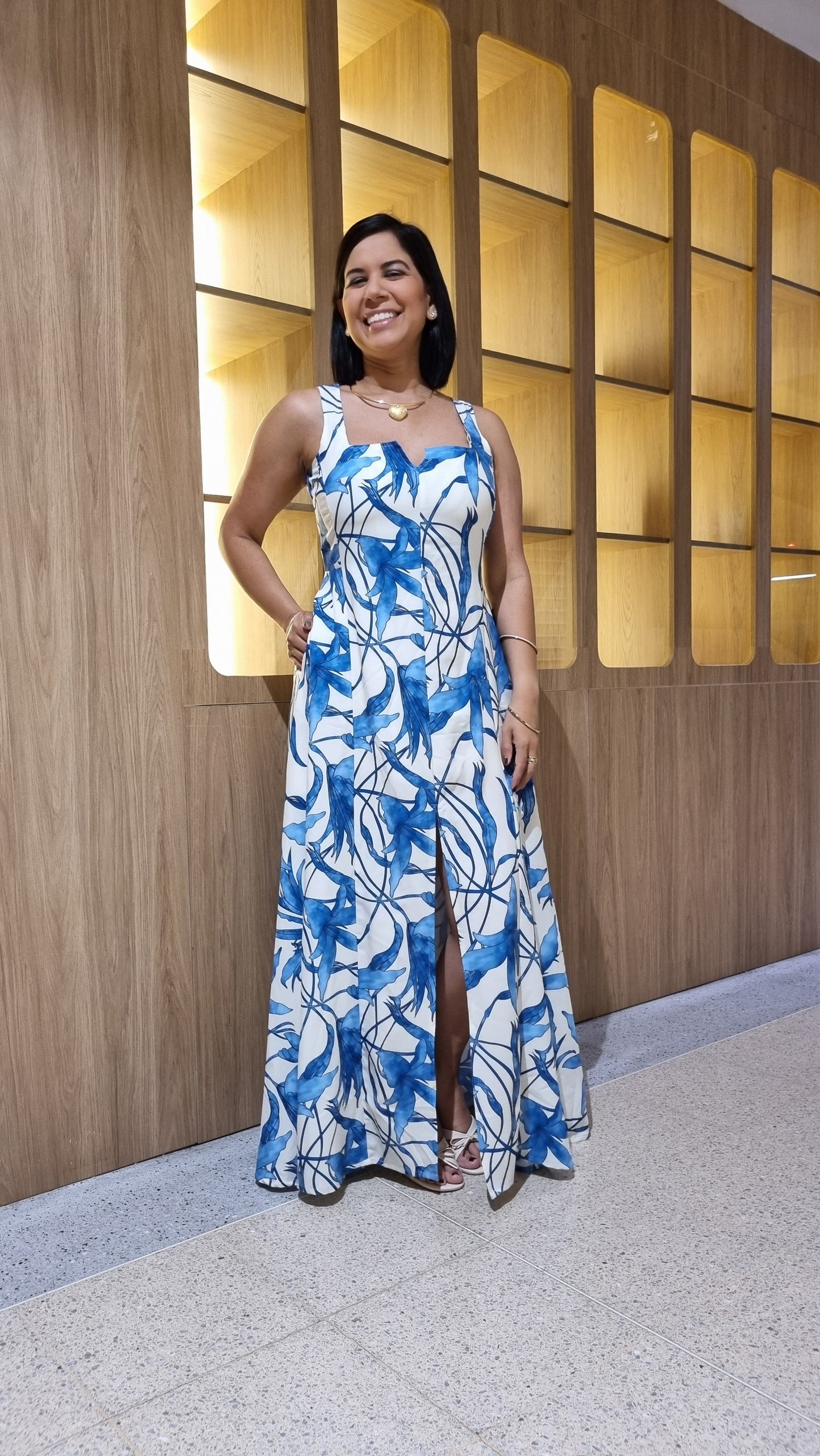 Vestido Alana azul