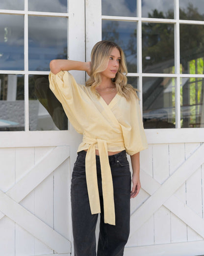 Blusa Sunset amarilla