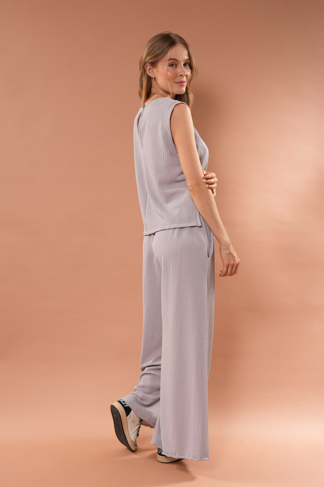 Blusa Omara gris