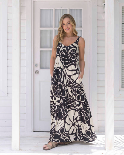 Vestido Marcia Milán negro