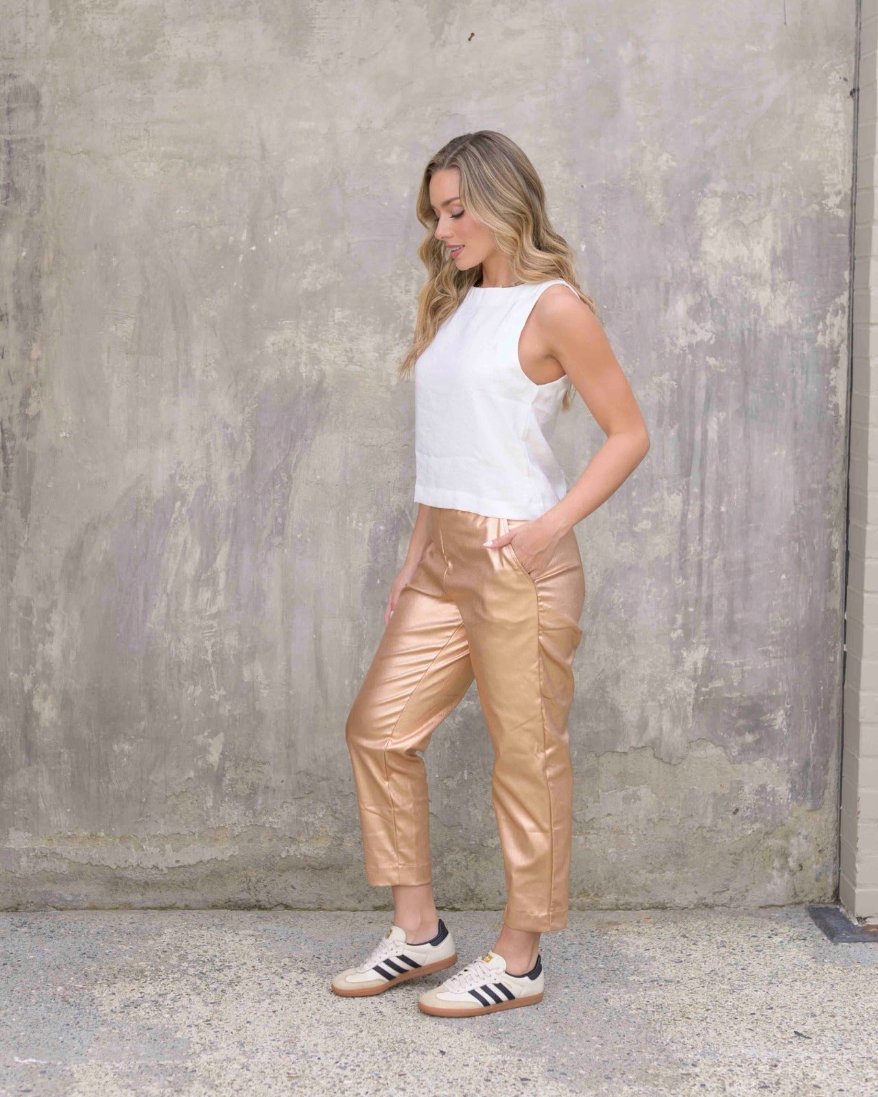 Pantalón Bruma Luxury cobre