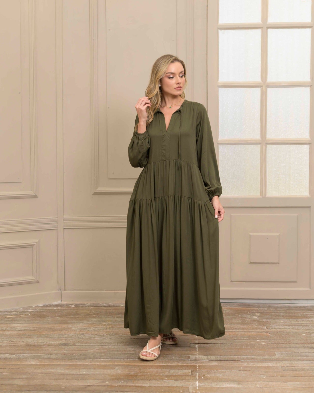 Vestido Eloísa Plane Militar