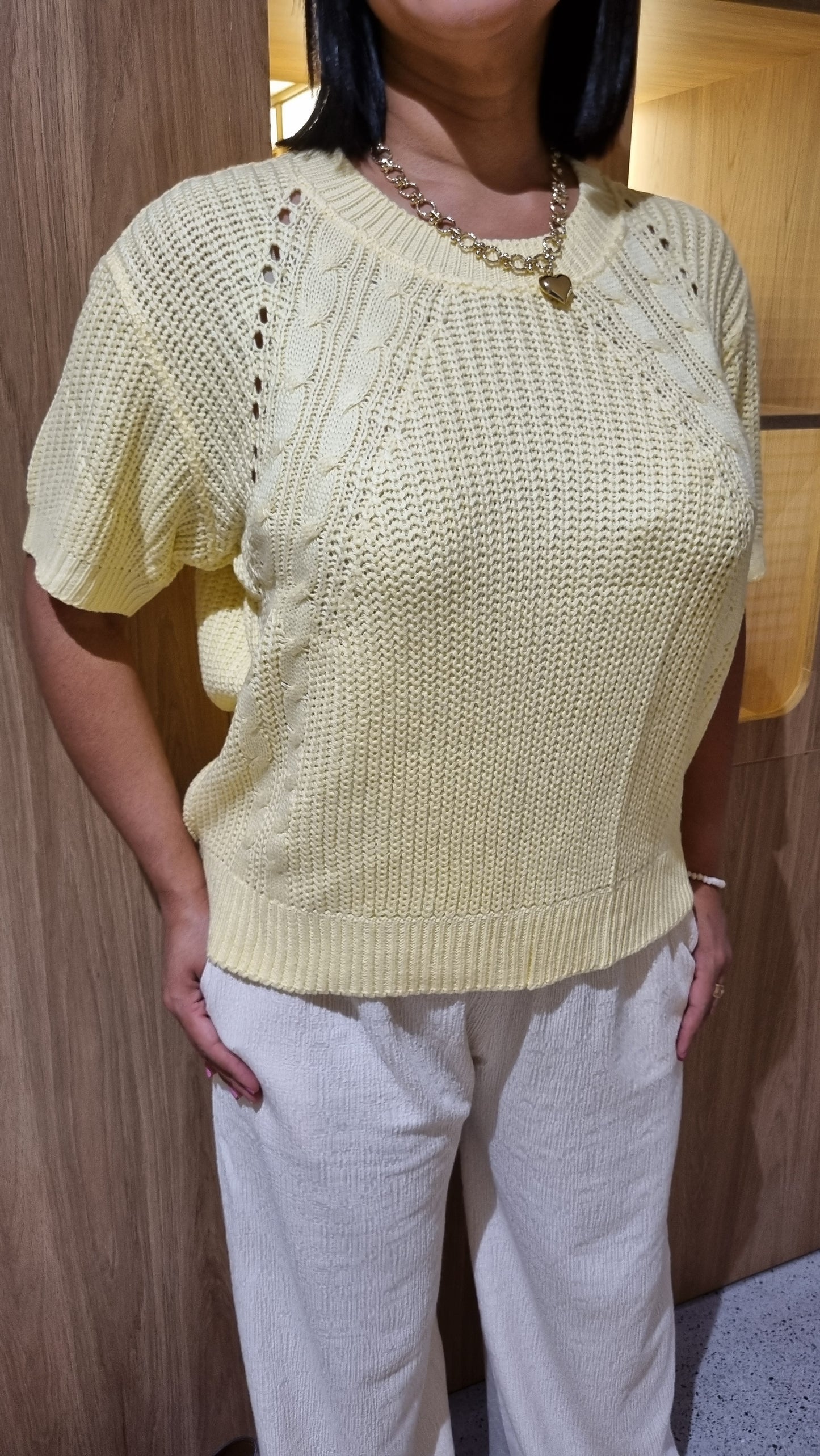 Tejido Kenia Amarillo mantequilla