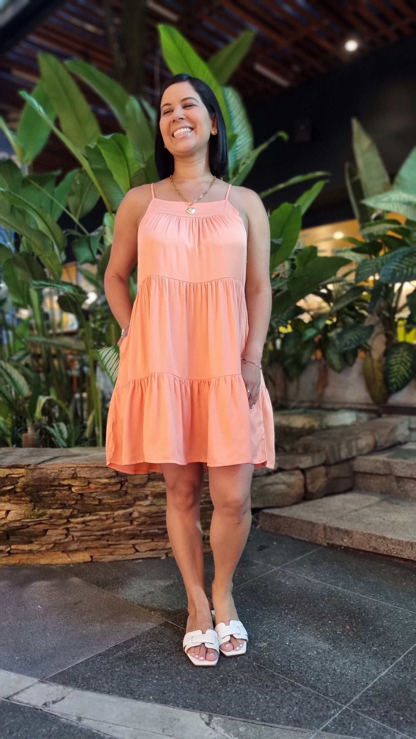 Vestido Alexa Salmón