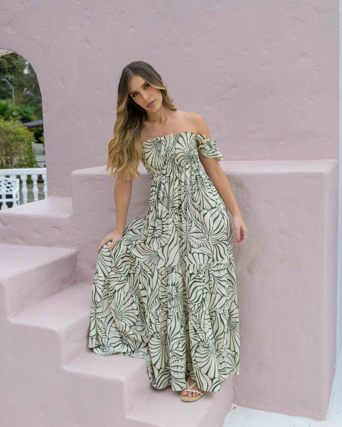 Vestido Sally Shell verde