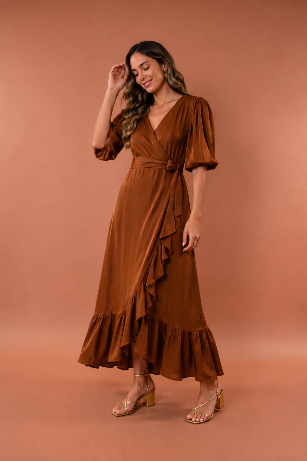 Vestido Melina Brownie