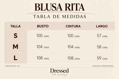 Camisa Rita rayas roja