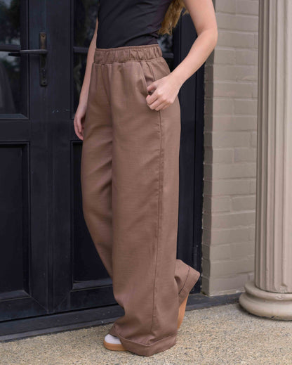 Pantalón Cande Plane Cocoa
