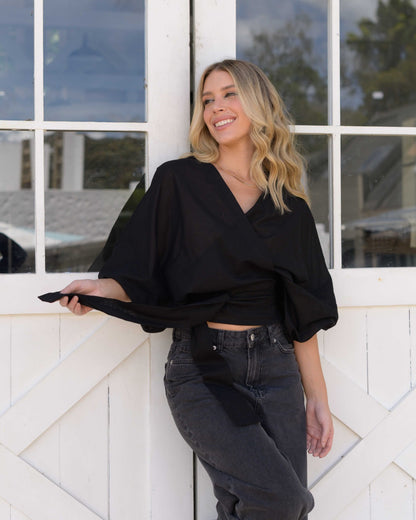 Blusa Sunset negra