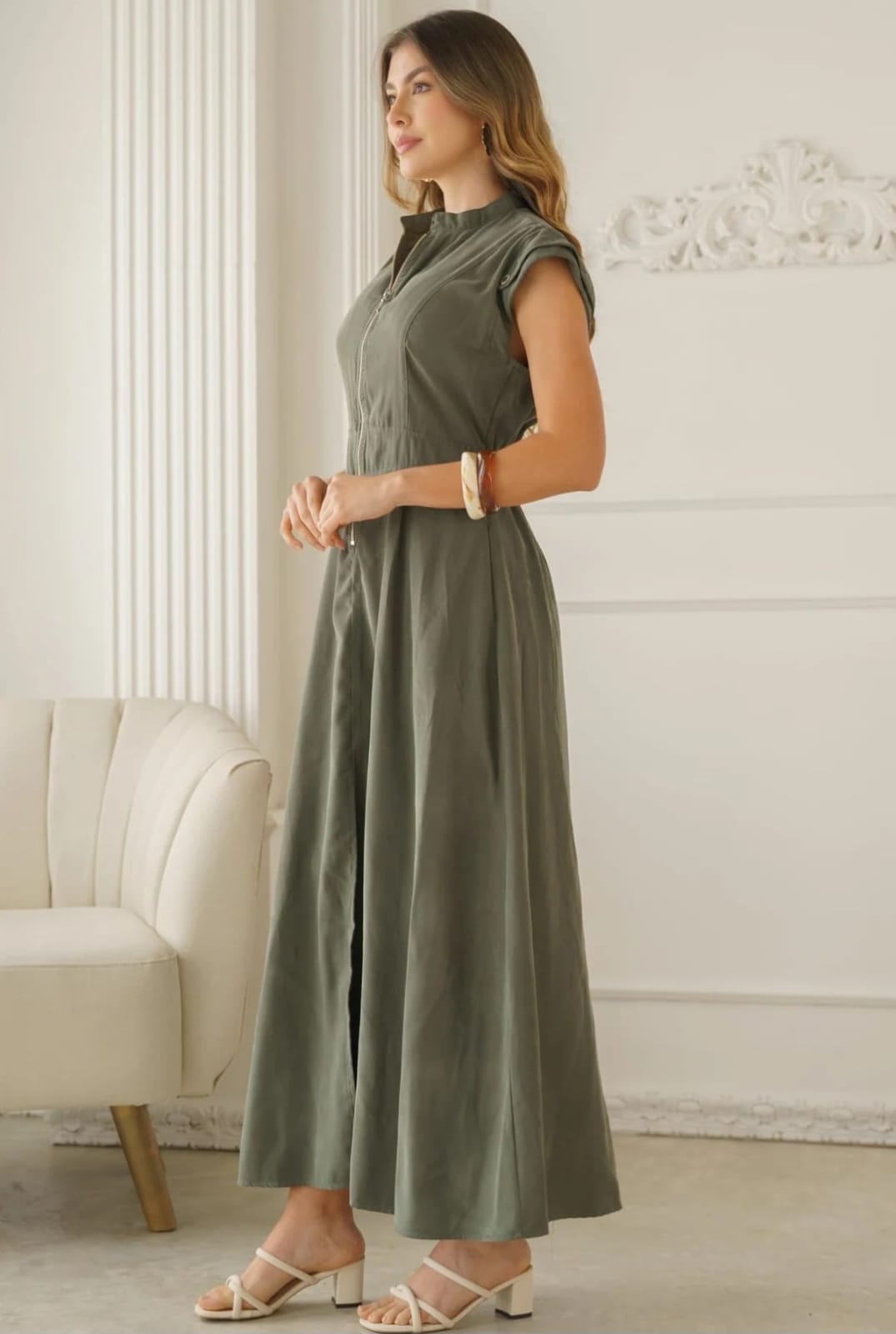 Vestido Deisy verde