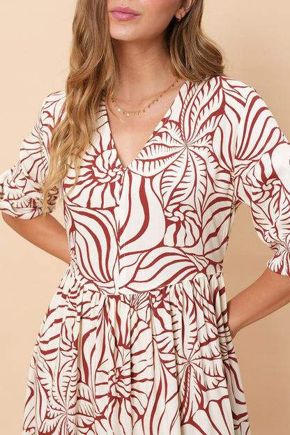 Vestido Violeta Botánico