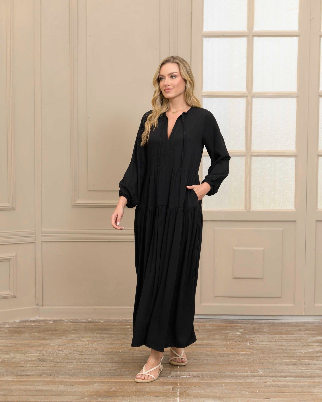 Vestido Eloísa Plane Black