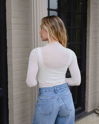 Blusa Jacky Plane Marfil