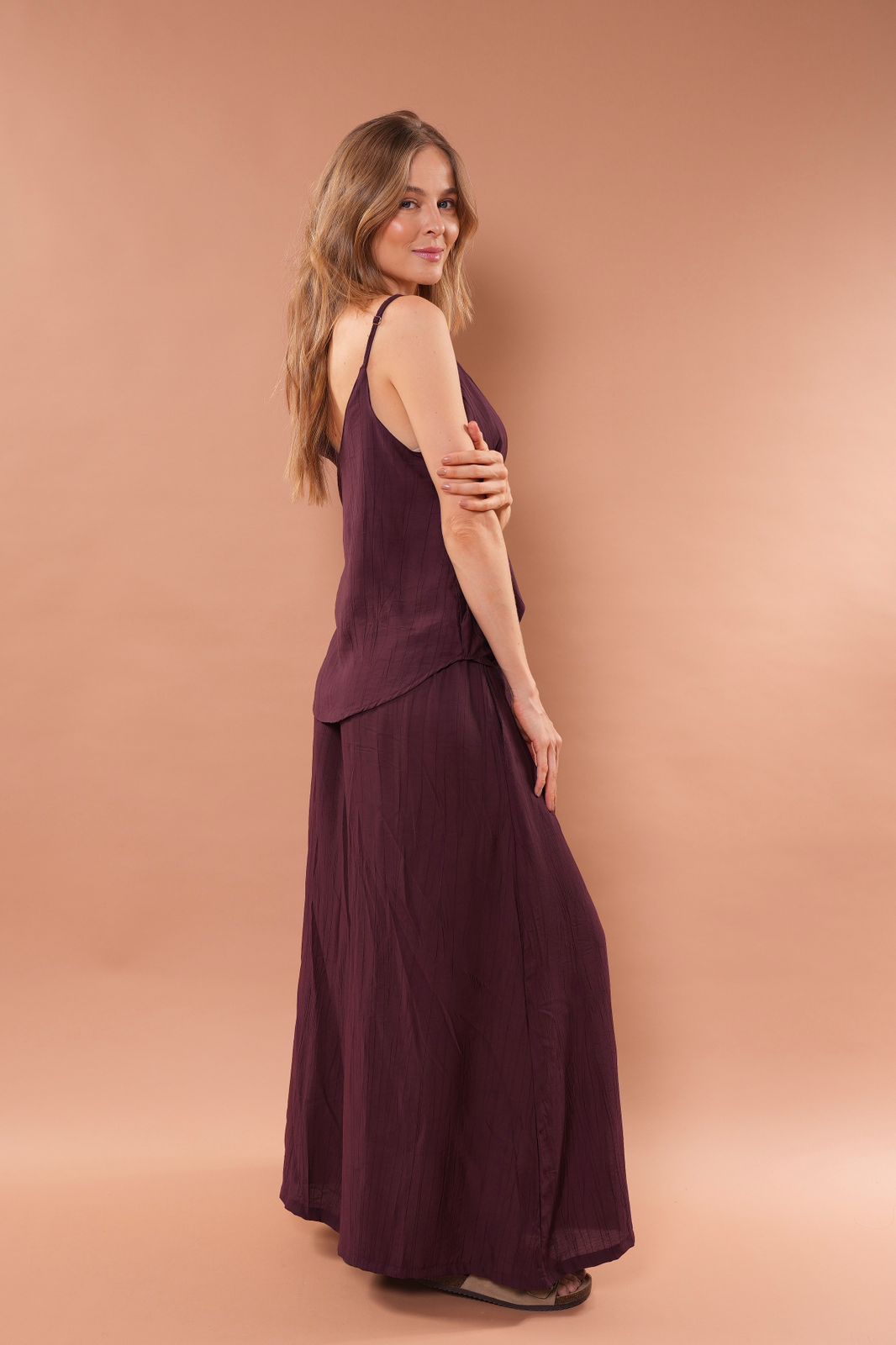 Pantalón Prisma Uva