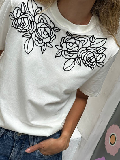 Camiseta Rosas