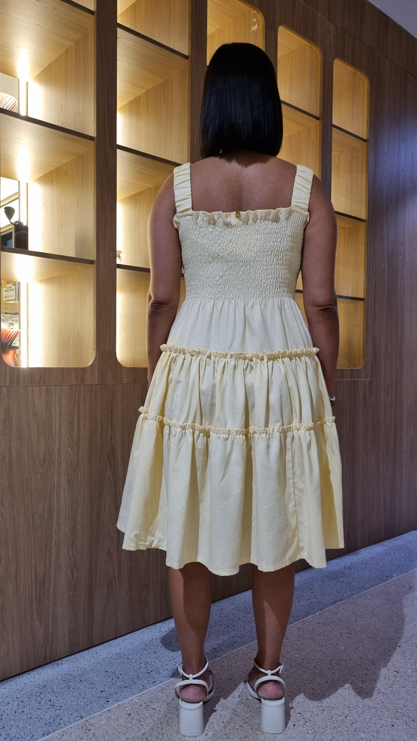 Vestido Monarca amarillo