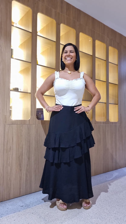 Falda Karen Negra