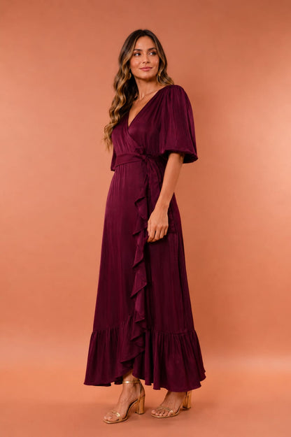 Vestido Melina Merlot
