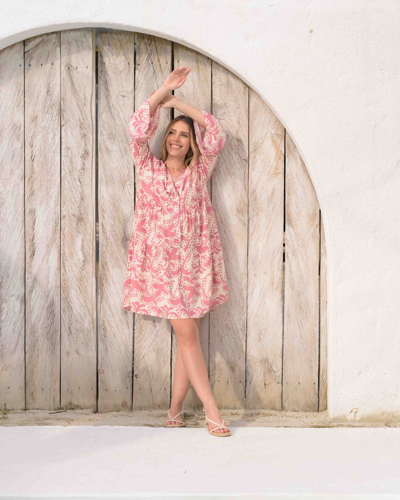 Vestido Lax Bloom rose