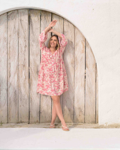 Vestido Lax Bloom rose
