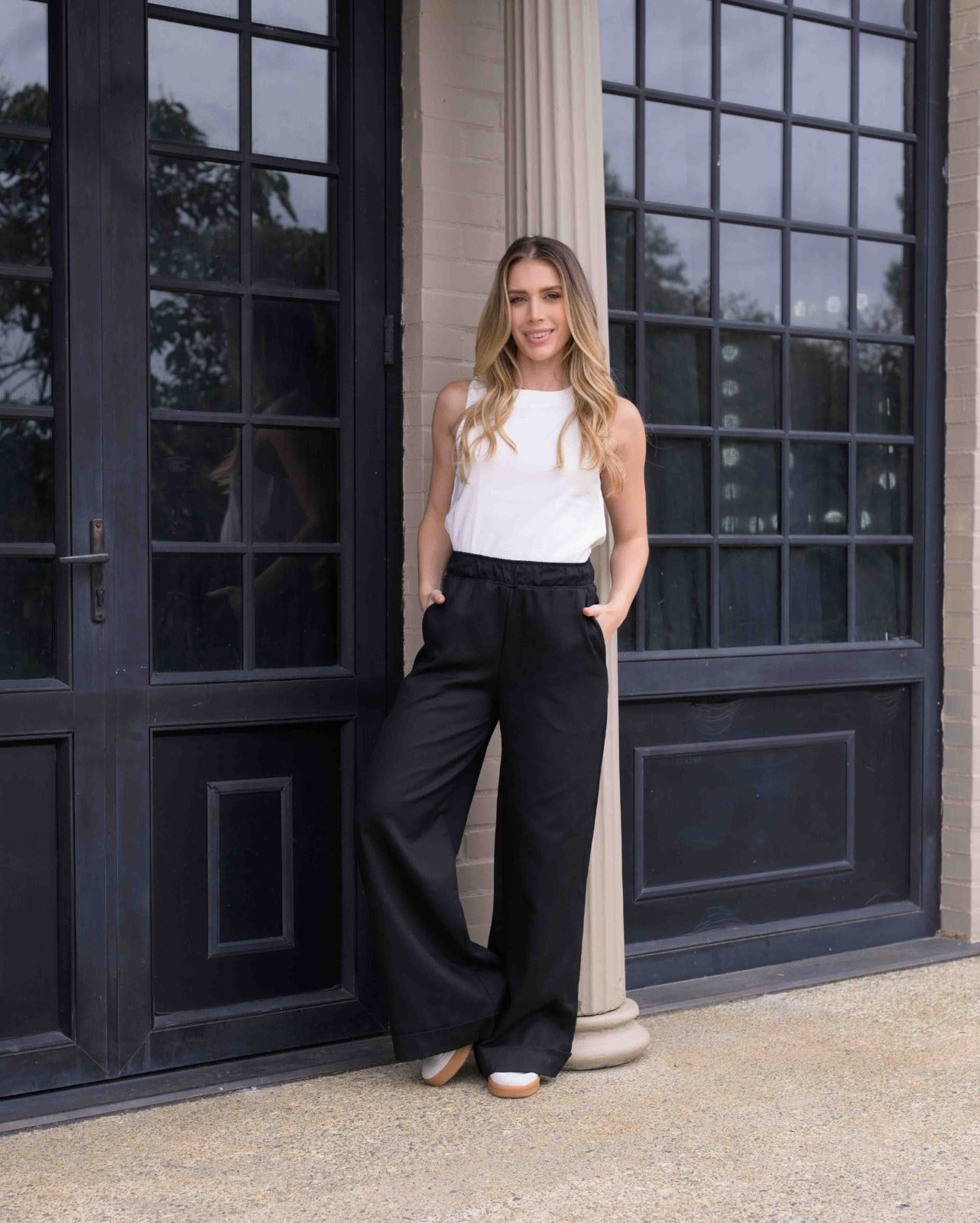 Pantalón Cande Plane negro