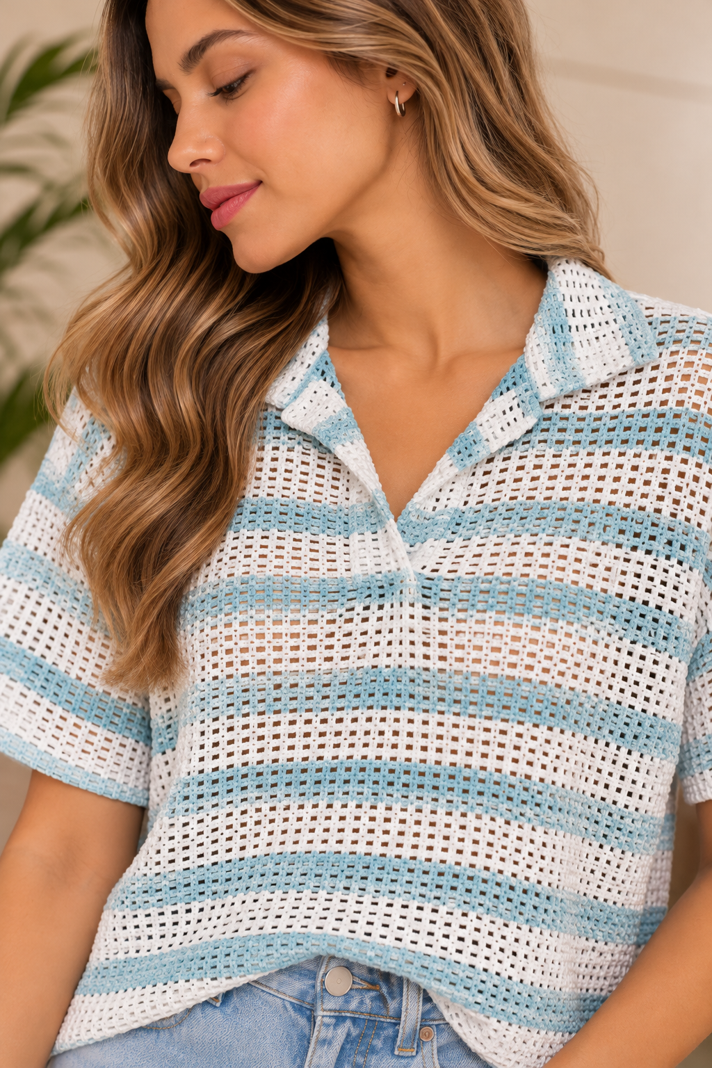Blusa Erika azul